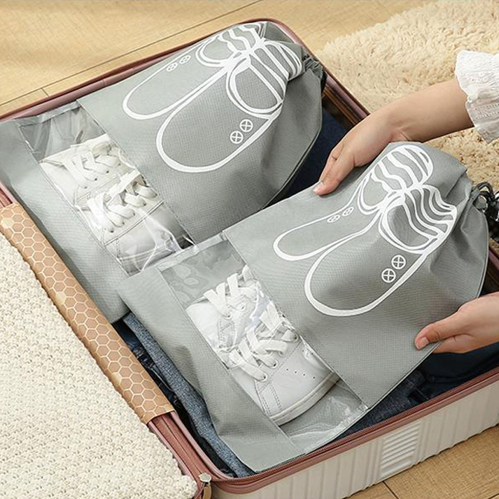 [국내발송] 여행용 신발주머니 보조 파우치 부직포 보조가방